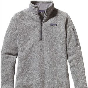 Patagonia women’s gray quarter zip pullover